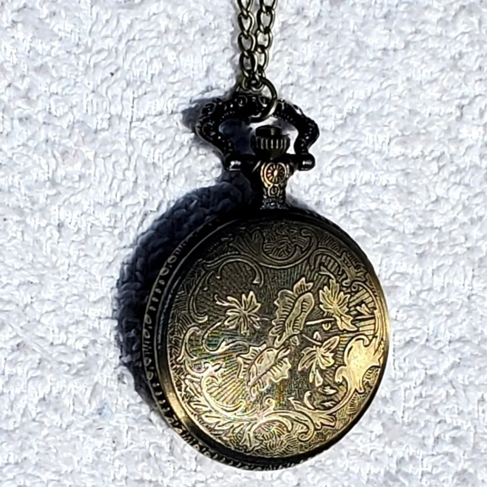 Strada Bronze Quartz Pocket Watch Motorcycle World